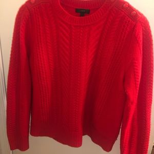 J. Crew crew cable knit sweater